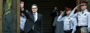 Artur Mas a su llegada a los juzgados