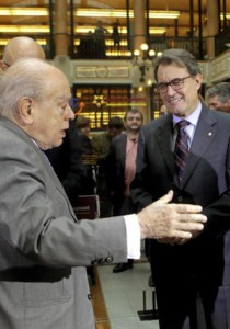 Artur Mas y Jordi Pujol en una imagen de archivo