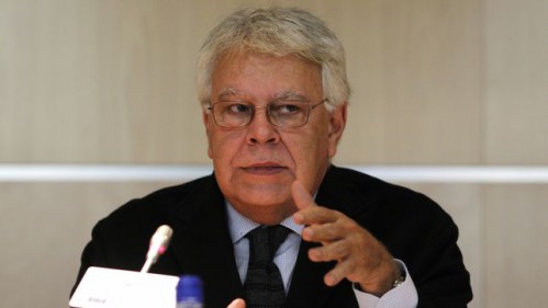 Felipe González, en la lista.