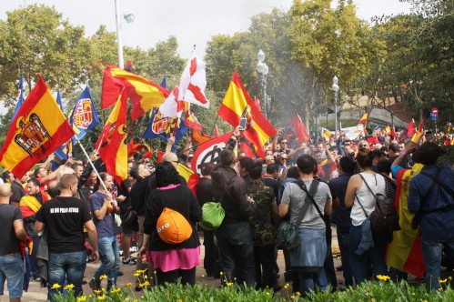 manifestacion bandera del aguila