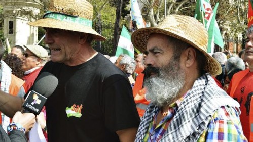 Diego Cañamero y Juan Manuel Sánchez Gordillo 