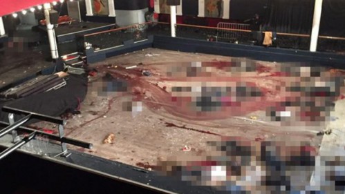 Así quedó Le Bataclan tras el baño de sangre cometido por los terroristas del Estado Islámico.