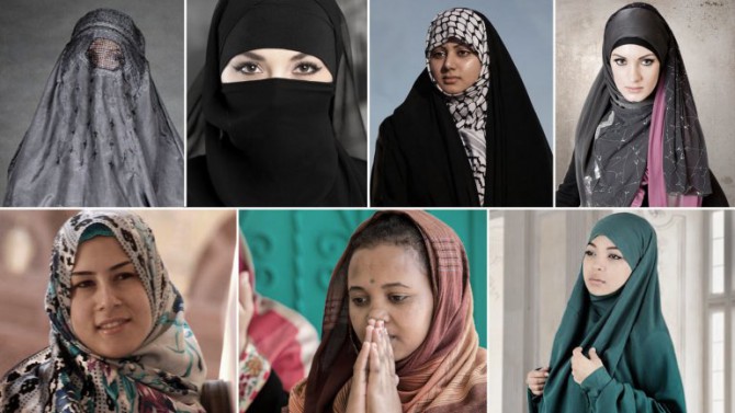 Los diferentes tipos de velos islámicos que son obligatorios para las mujeres