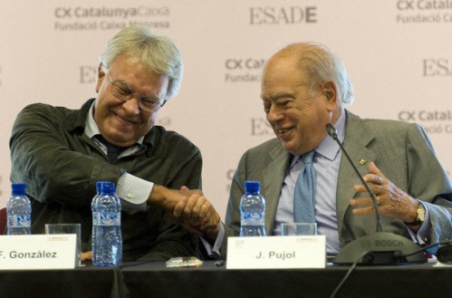 Felipe González y Jordi Pujol