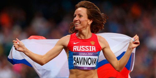 Maryia Savinova, campeona olímpica de los 800 metros es cuestionada por la AMA.