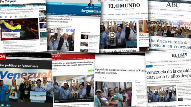 Los medios del mundo le dedicaron una amplia cobertura a las elecciones en Venezuela