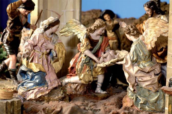 Detalle del Belén de Salzillo. 1776-1783