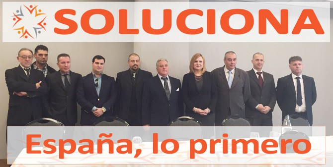 Desiré González y Armando Robles, junto a candidatos de SOLUCIONA al Congreso de los diputados