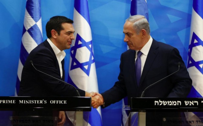  Tsipras y Netanyahu