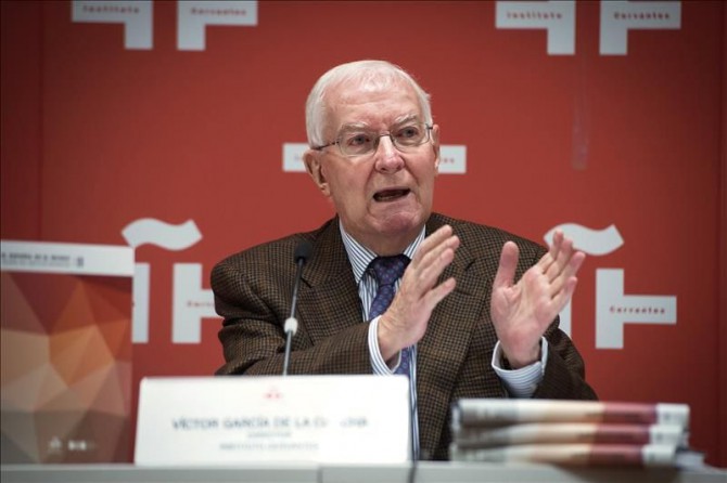 El director del Instituto Cervantes, Víctor García de la Concha