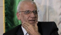 El jefe negociador palestino Saeb Erekat