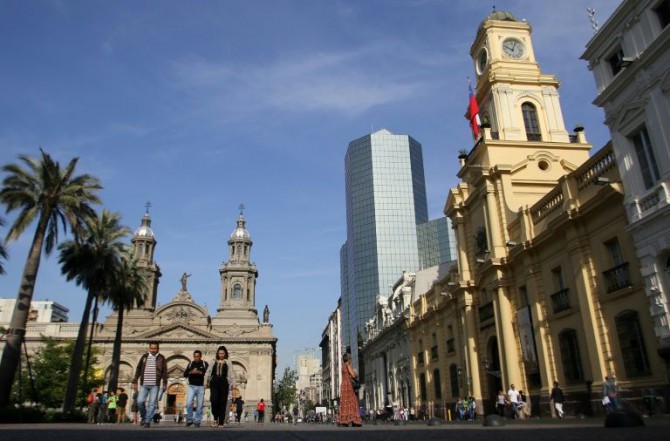 La Plaza de Armas de Santiago