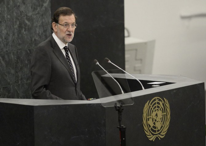 Rajoy, en la asamblea general de la ONU.