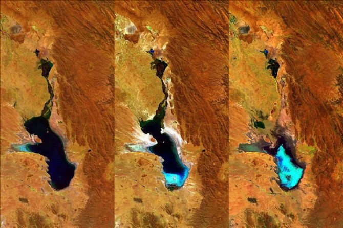Un satélite confirma la "evaporación completa" del lago Poopó de Bolivia
