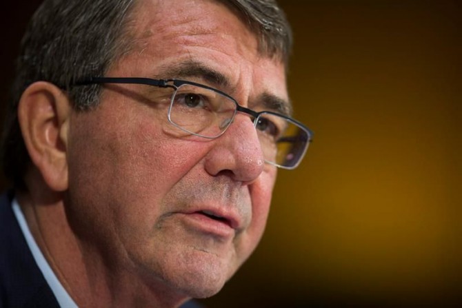 En la imagen, el secretario de Defensa de Estados Unidos, Ashton Carter.
