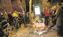 Concentración en homenaje al ciclista muerto por atropello en la estación de Bicimad de Alberto Alcocer