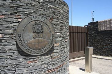 Entrada de la sede del Centro Nacional de Inteligencia.