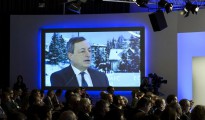 El presidente del Banco Central Europeo (BCE), Mario Draghi durante el Foro Económico Mundial en Davos el pasado 22 de enero.