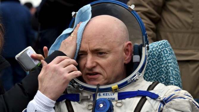 Scott Kelly es el astronauta estadounidense que pasó más tiempo en el espacio
