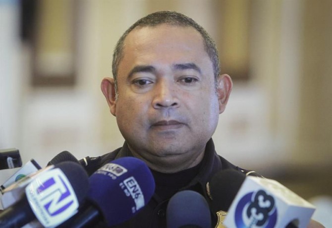 En la imagen, el ministro de Justicia y Seguridad de El Salvador, Mauricio Ramírez Landaverde.