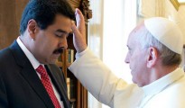 El Papa con Nicolás Maduro