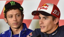 Rossi (i) y Márquez (d)
