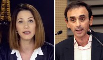 La política francesa Marchand-Taillade (izquierda) vive bajo protección policial tras recibir amenazas de muerte de islamistas. El autor francés Éric Zemmour también vive bajo protección policial. Dos policías le siguen allá donde va, incluidos los tribunales, donde organizaciones musulmanes trataron de difamarle, así como a su trabajo, acusándole de "islamofobia", para silenciarle.