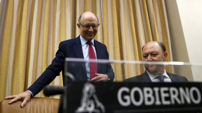 El ministro de Hacienda y Administraciones Públicas en funciones, Cristóbal Montoro. 