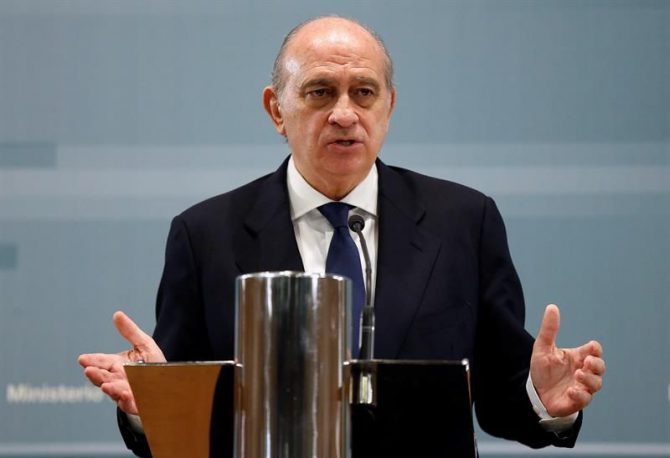El ministro de Interior, Jorge Fernández Díaz. 