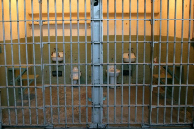 Unas celdas de la prisión de Alcatraz, en la bahía de San Francisco