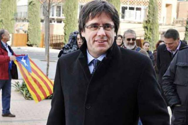 En la imagen, el presidente de la Generalitat, el independentista Carles Puigdemont
