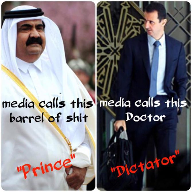 “Nuestros” aliados y enemigos. La TV dixit. Abajo, sus “primeras damas”.