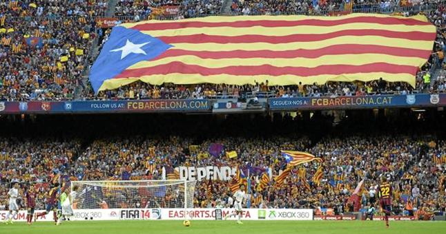 "Han conseguido que el Camp Nou sea la “capilla sixtina” del independentismo catalán y un clamor de insultos contra España".