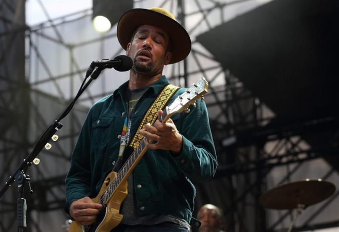 El cantante Ben Harper durante un concierto en Indianápolis (EE.UU.).