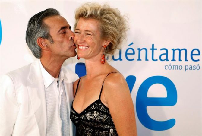 Los actores Imanol Arias y Ana Duato. 