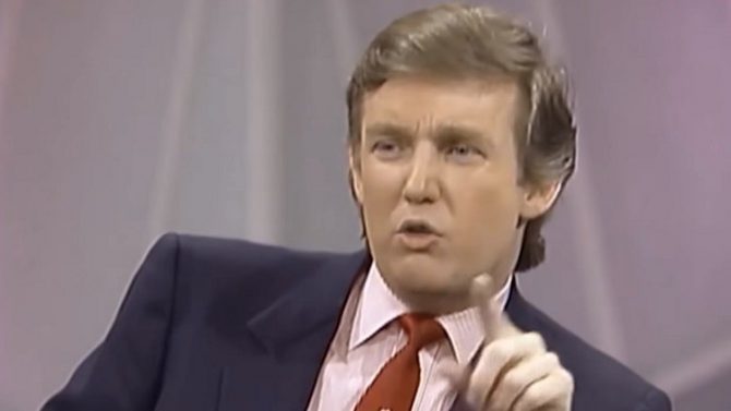 Donald Trump, en 1986.