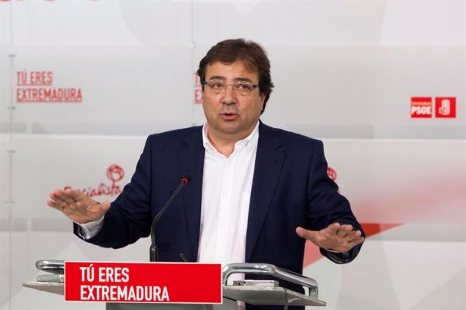 El secretario regional del PSOE de Extremadura, Guillermo Fernández Vara.