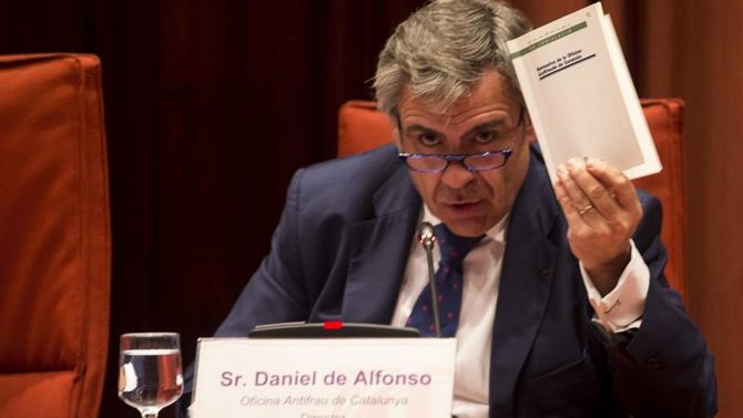 De Alfonso durante su comparecencia este jueves en el Parlament