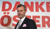 Norbert Hofer, candidato del identitario Partido Liberal de Austria (FPÖ)