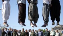 Homosexuales ahorcados en Irán.