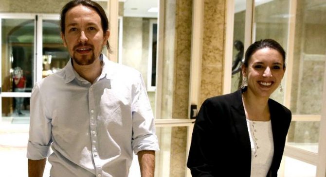 Pablo Iglesias e Irene Montero 