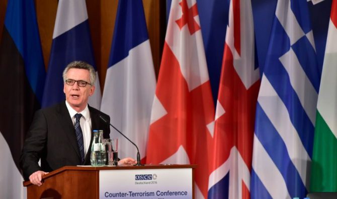 El ministro del Interior alemán, Thomas de Maizière