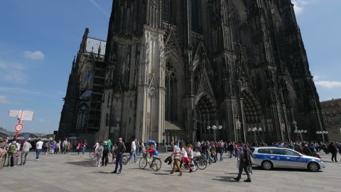La plaza de la catedral de Colonia donde se produjeron los hechos.