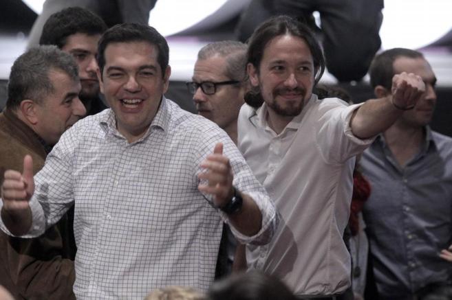 Alexis Tsipras y Pablo Iglesias