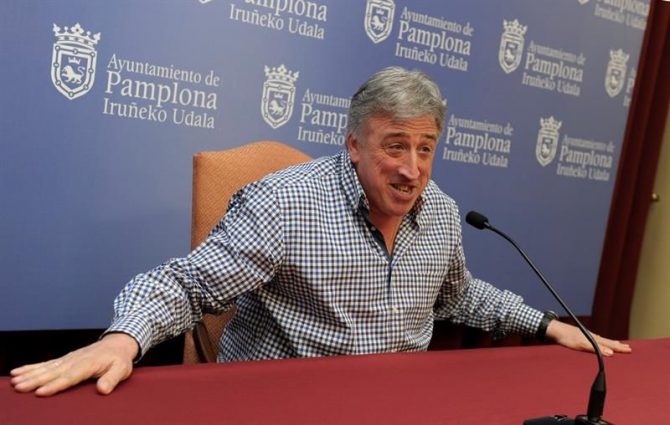 El alcalde de Pamplona, Joseba Asiron.
