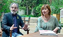 El líder de la OCB, Jaume Mateu, y la presidenta del Govern, Francina Armengol, en la campaña de las autonómicas.