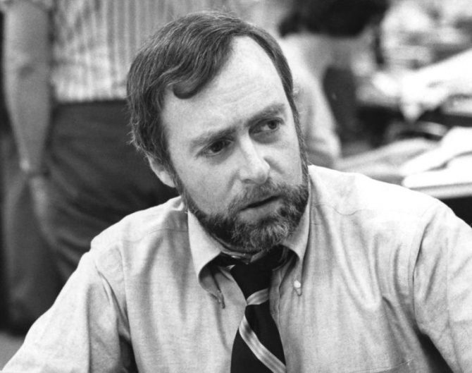 El corresponsal del periódico The New York Times Sydney Schanberg, en una imagen del 15 de junio de 1976