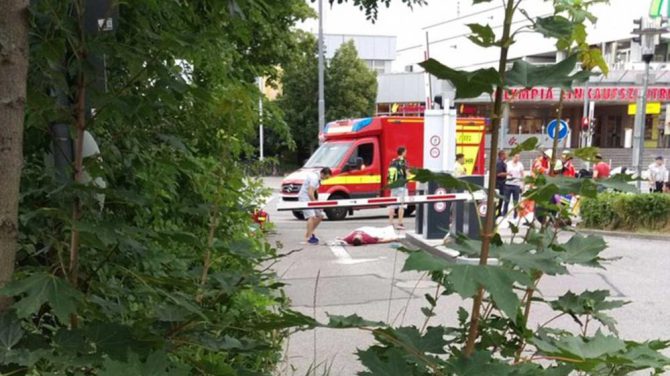 Imágenes del atentado de hoy en Múnich.