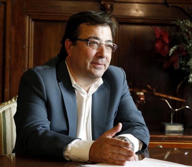 El presidente de la Junta de Extremadura, Guillermo Fernández Vara.