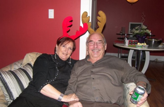 Tiempos más felices: la pareja se casó en 1954